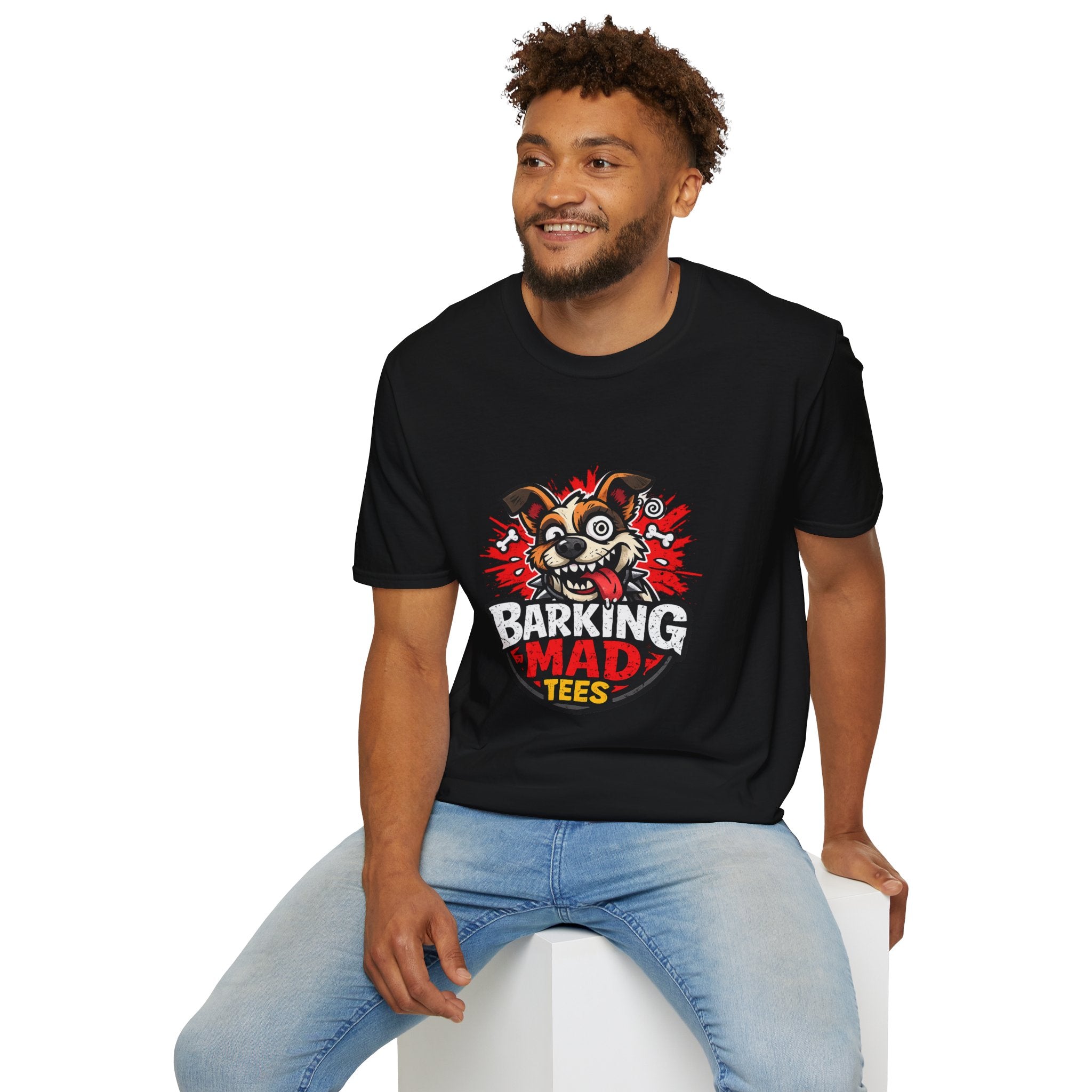 Barking Mad Dog T-Shirt - Front Print