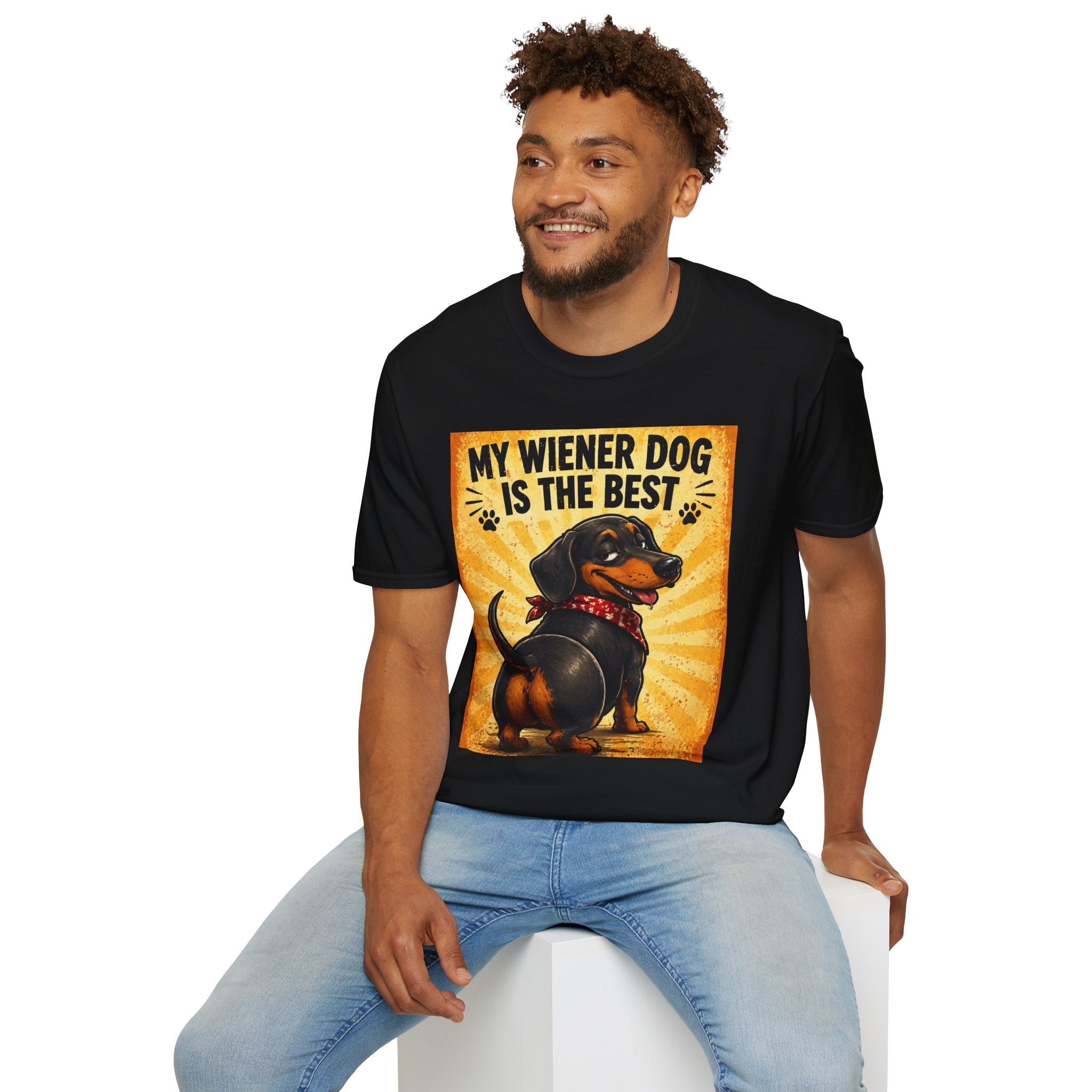 My Wiener Dog Is The Best - Front Print
