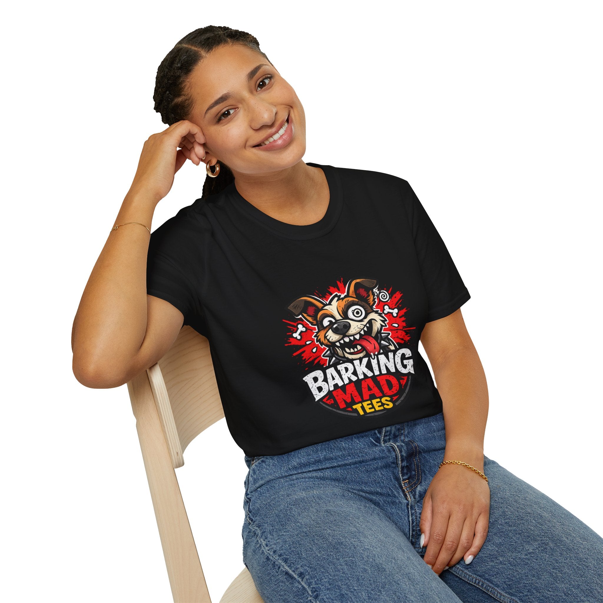 Barking Mad Dog T-Shirt - Front Print