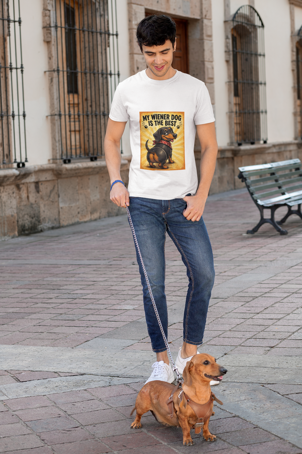 My Wiener Dog Is The Best - Front Print
