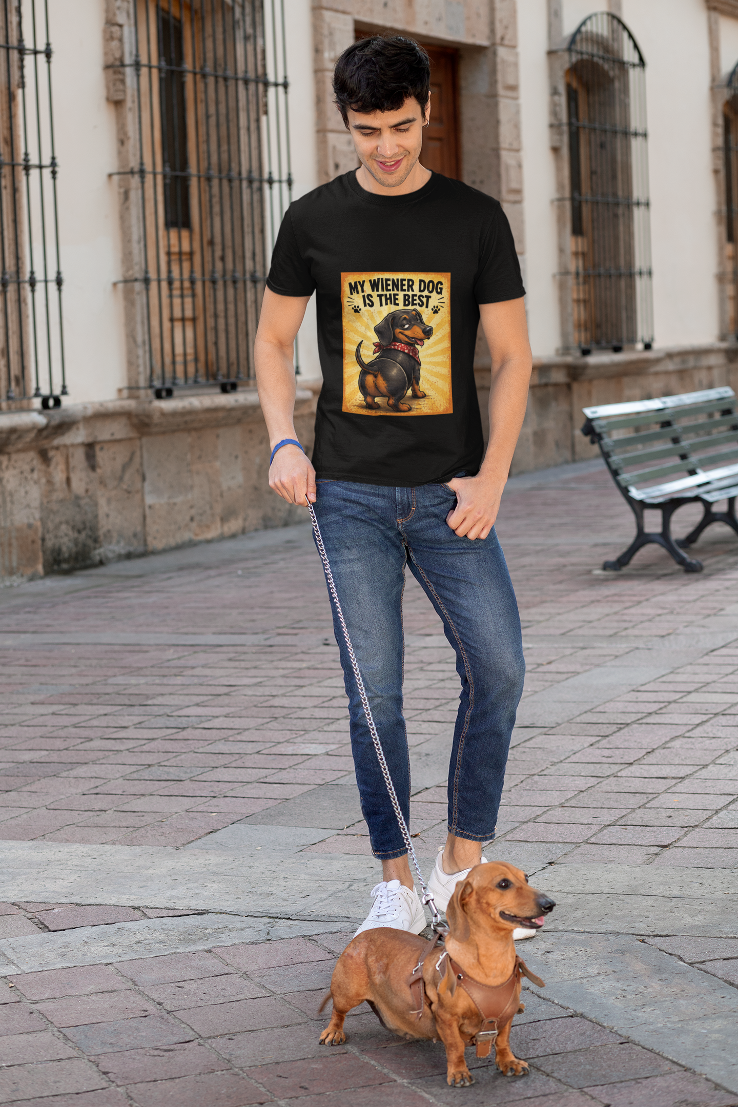 My Wiener Dog Is The Best - Front Print