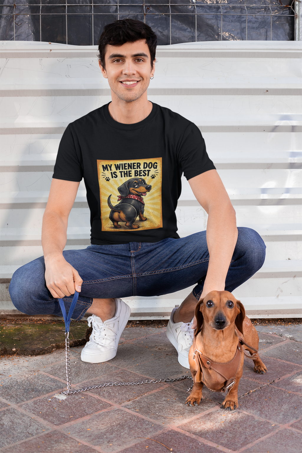 My Wiener Dog Is The Best - Front Print
