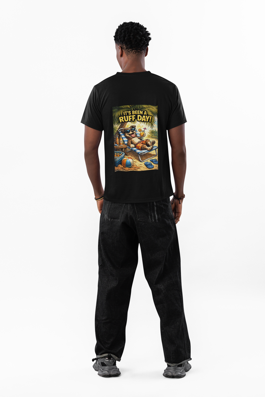 It's Been a Ruff Day T-Shirt - Back Print