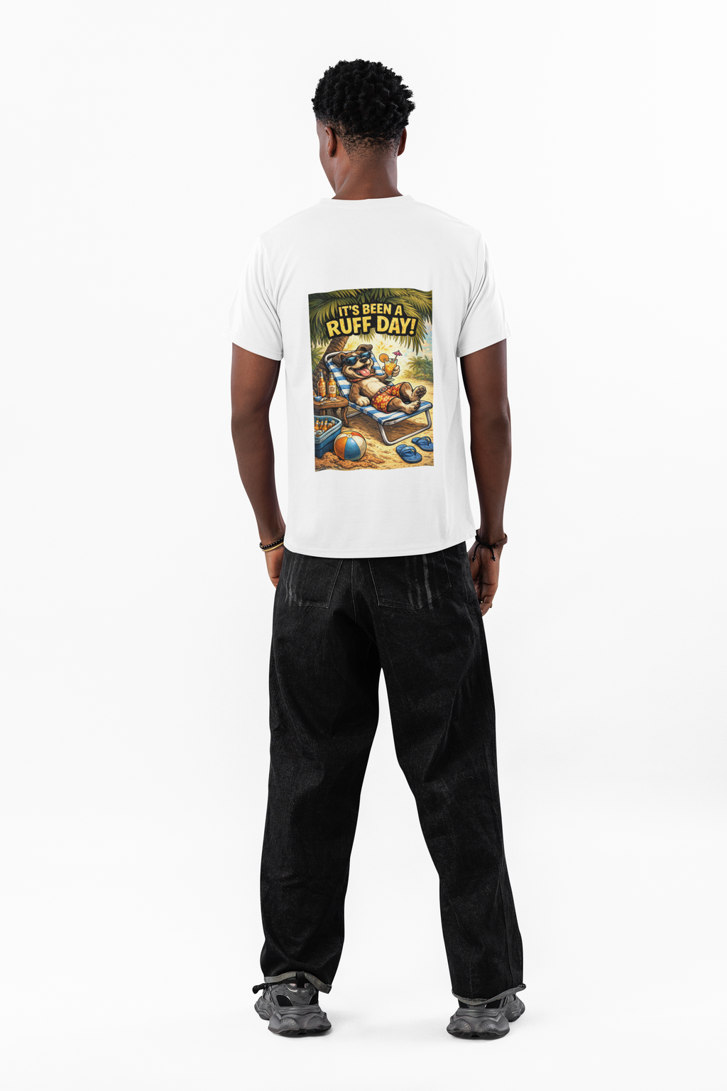 It's Been a Ruff Day T-Shirt - Back Print