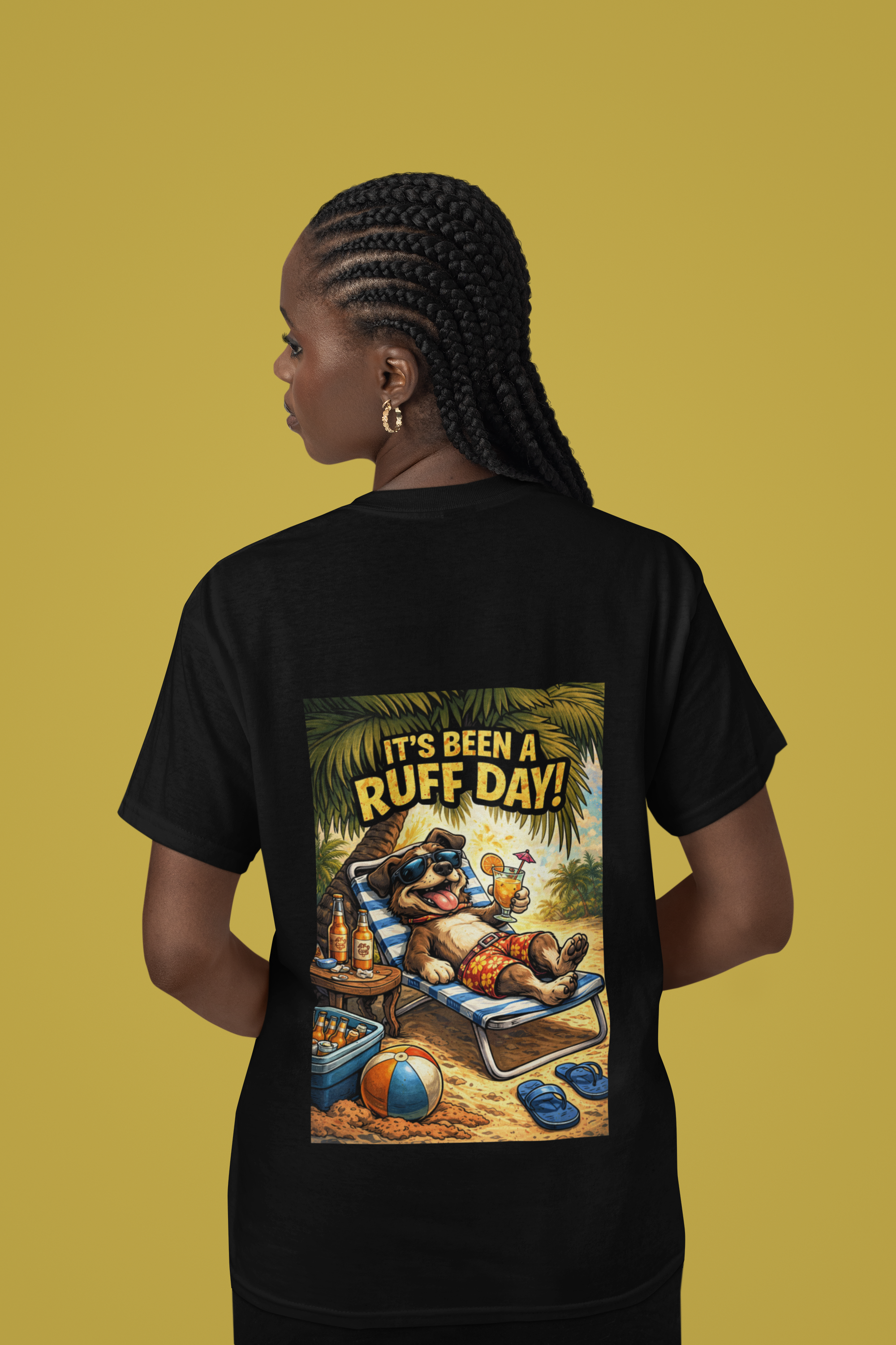 It's Been a Ruff Day T-Shirt - Back Print