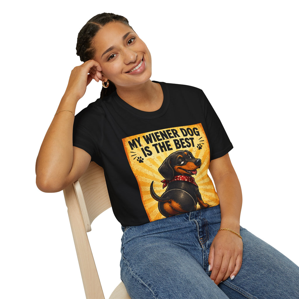 My Wiener Dog Is The Best - Front Print