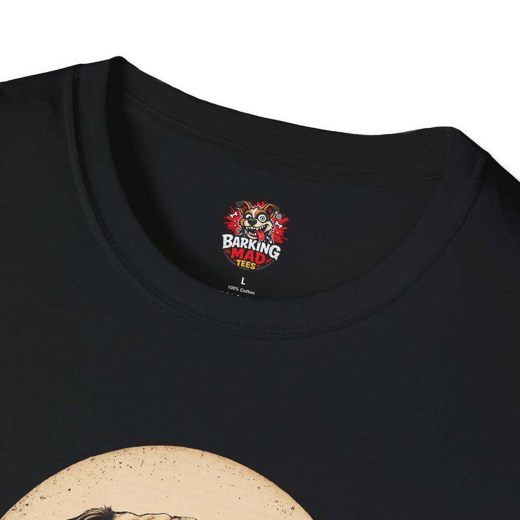 Vintage Pug Graphic Tee - Front Print