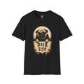Vintage Pug Graphic Tee - Front Print